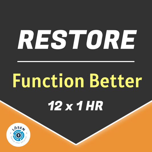 2️⃣ RESTORE PACKAGE • 12 x 1 HR Sessions
